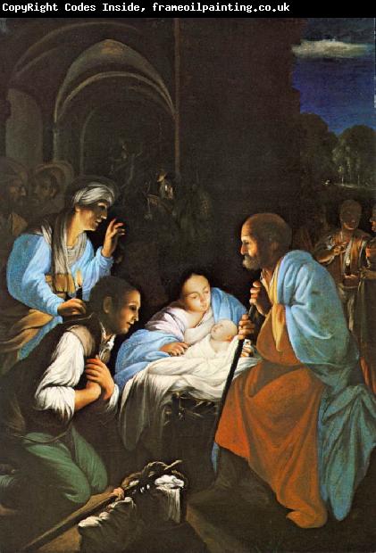 SARACENI, Carlo The Birth of Christ  f